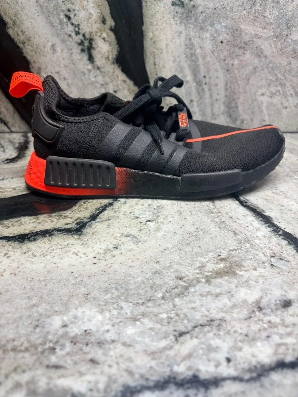 Adidas NMD R1 Star Wars Darth Vader Black Red FW2282 Men’s US 6